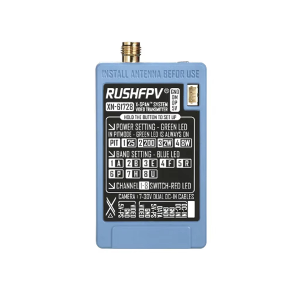 RUSHFPV 6.1‑7.2G 8W X61728 VTX - đánh giá và giá Drone Antenna