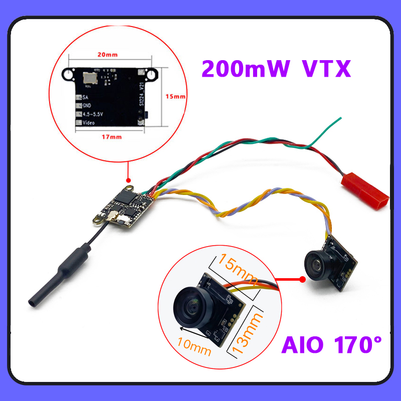 SLONWAKE 5.8G 1200TVL FPV Came - đánh giá và giá Drone Transmitter