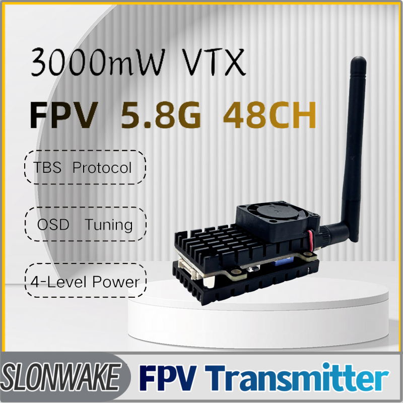 SLONWAKE 5.8G 3000mW Simulatio - đánh giá và giá Drone Transmitter